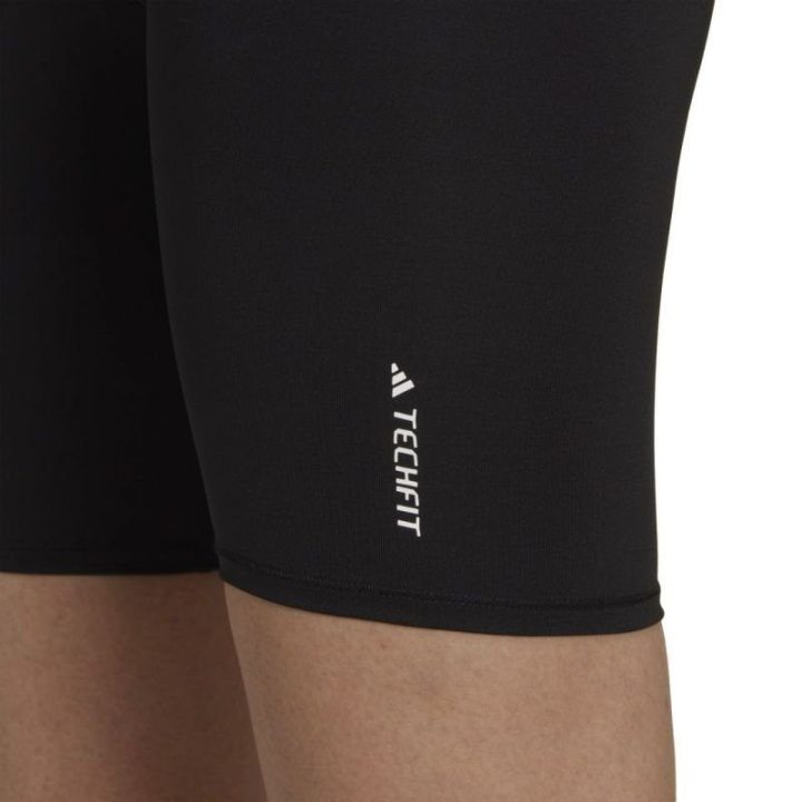 Moteriški treniruočių šortai adidas Techfit Bike, juodi