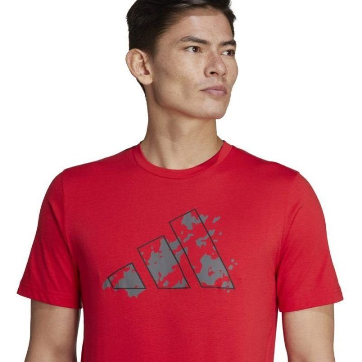 Vyriški marškinėliai adidas Train Essentials, raudoni