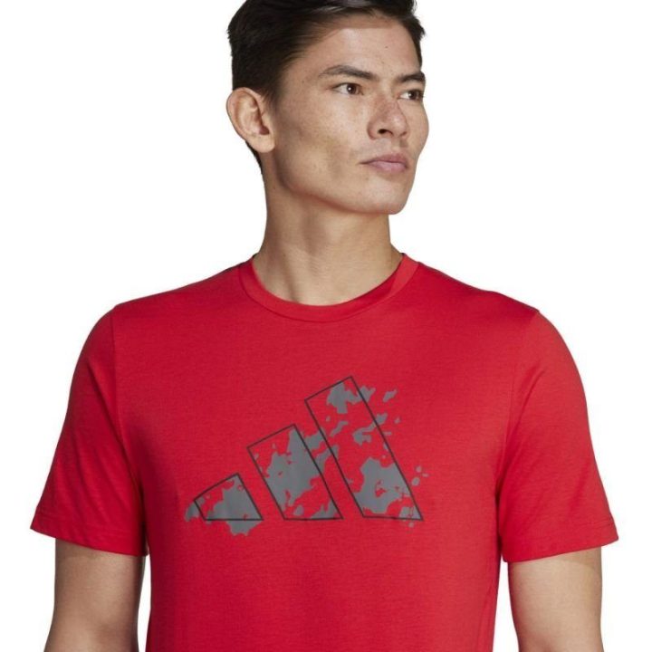 Vyriški marškinėliai adidas Train Essentials, raudoni