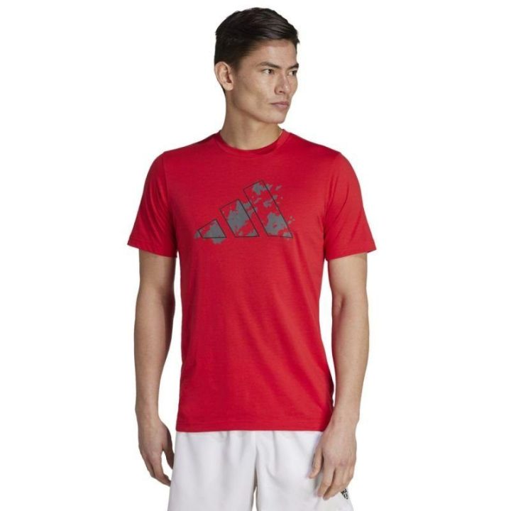 Vyriški marškinėliai adidas Train Essentials, raudoni