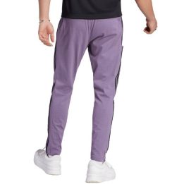 Vyriškos medvilninės sportinės kelnės adidas Essentials, violetinės