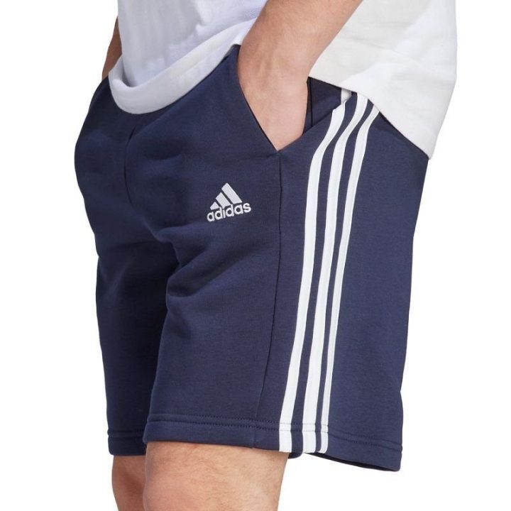 Vyriški šortai adidas Essentials 3-Stripes, tamsiai mėlyni