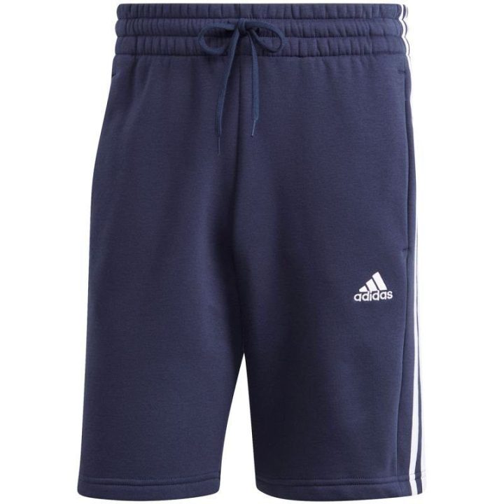 Vyriški šortai adidas Essentials 3-Stripes, tamsiai mėlyni