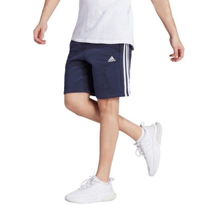 Vyriški šortai adidas Essentials 3-Stripes, tamsiai mėlyni