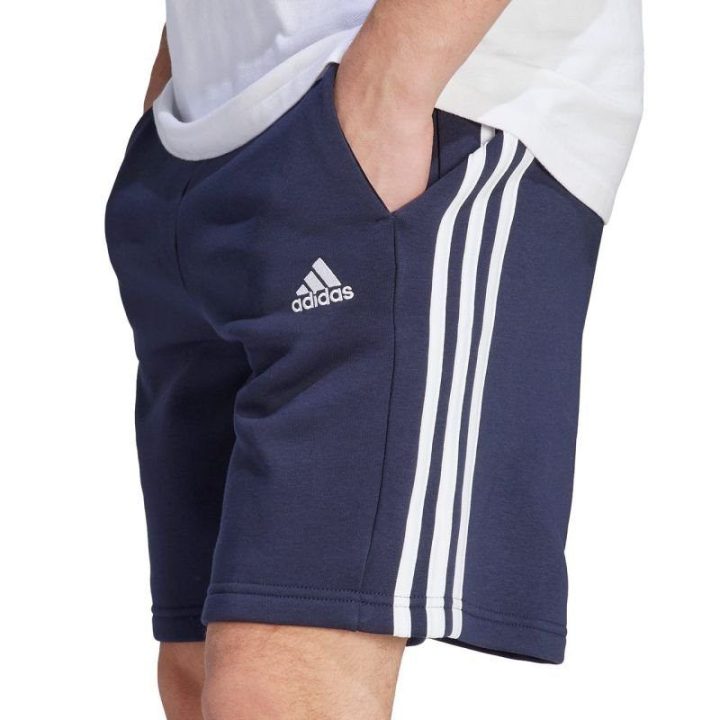 Vyriški šortai adidas Essentials 3-Stripes, tamsiai mėlyni