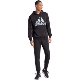 Vyriškas medvilninis sportinis kostiumas adidas Big Logo, juodas