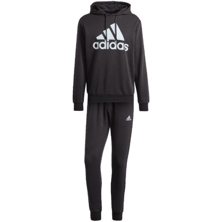 Vyriškas medvilninis sportinis kostiumas adidas Big Logo, juodas