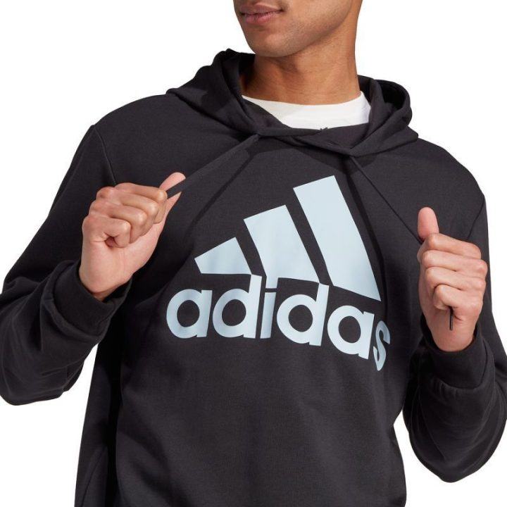 Vyriškas medvilninis sportinis kostiumas adidas Big Logo, juodas