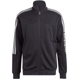 Vyriškas džemperis su užtrauktuku adidas Tiro Wordmark, juodas