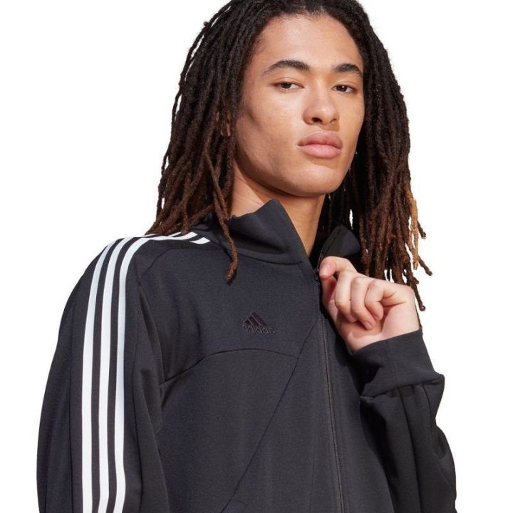 Vyriškas džemperis su užtrauktuku adidas Tiro Wordmark, juodas