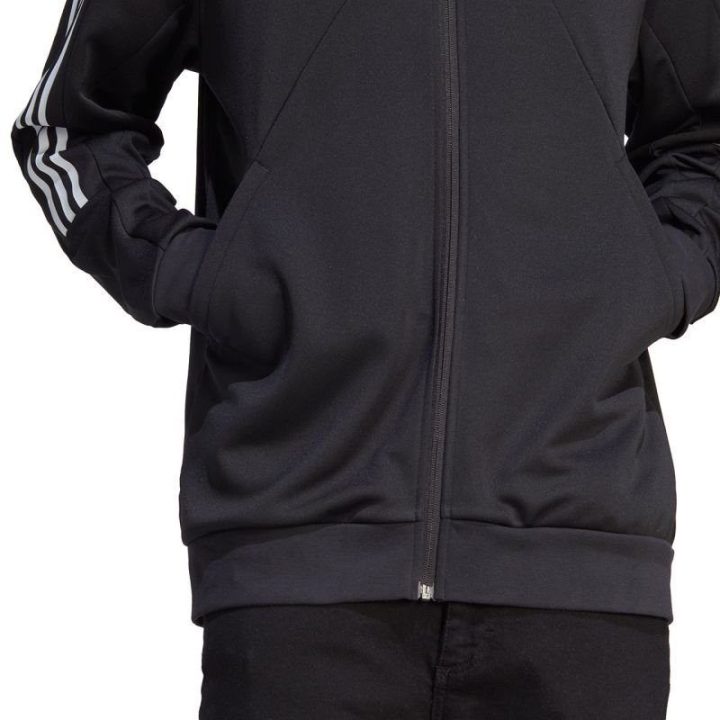 Vyriškas džemperis su užtrauktuku adidas Tiro Wordmark, juodas