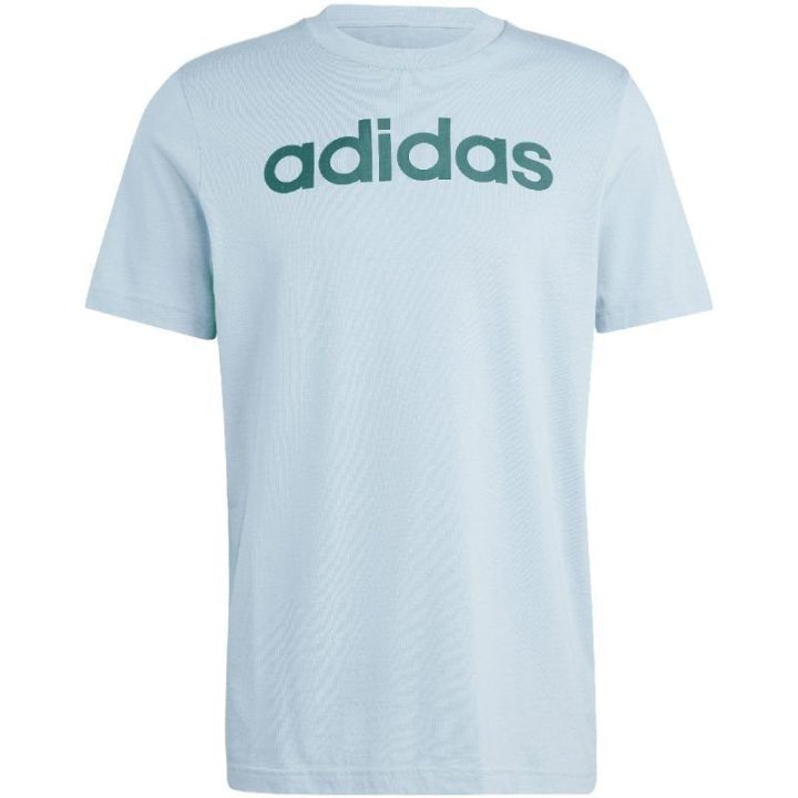 Vyriški medvilniniai marškinėliai adidas Essentials, mėlyni