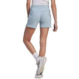 Moteriški medvilniniai šortai adidas Essentials Linear, mėlyni