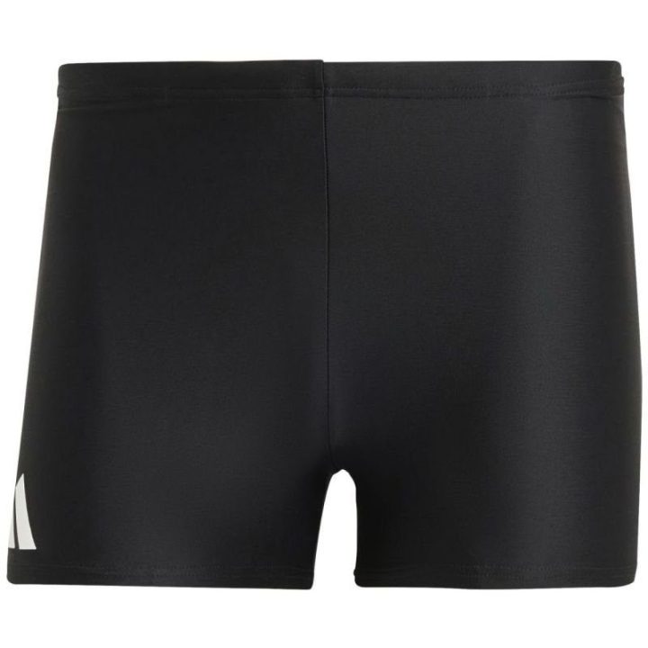 Vyriški prigludusio kirpimo maudymosi šortai adidas Solid, juodi
