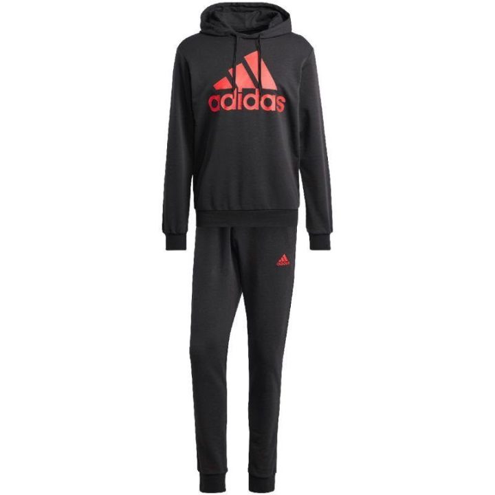 Vyriškas sportinis kostiumas adidas Big Logo Terry, juodas