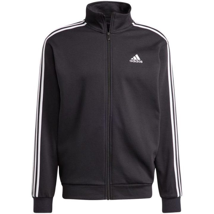 Vyriškas sportinis kostiumas adidas Basic 3-Stripes Fleece, juodas