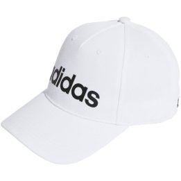 Medvilninė kepurė su snapeliu adidas Daily Cap, balta