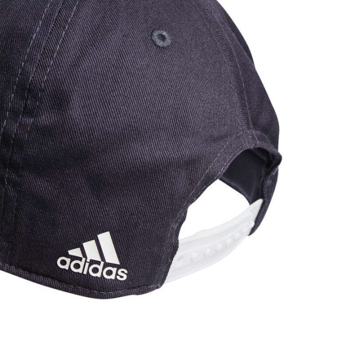 Medvilninė kepurė su snapeliu adidas Daily Cap, tamsiai mėlyna