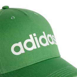 Medvilninė kepurė su snapeliu adidas Daily Cap, žalia