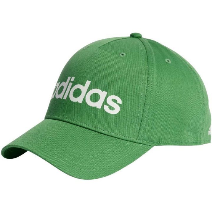 Medvilninė kepurė su snapeliu adidas Daily Cap, žalia