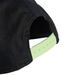 Medvilninė kepurė su snapeliu adidas LK Cap, juoda
