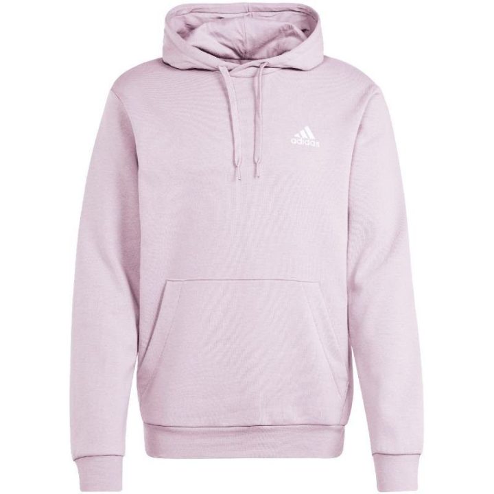 Vyriškas džemperis su gobtuvu adidas Essentials Fleece, violetinis