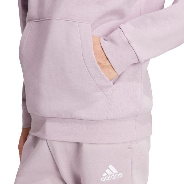 Vyriškas džemperis su gobtuvu adidas Essentials Fleece, violetinis