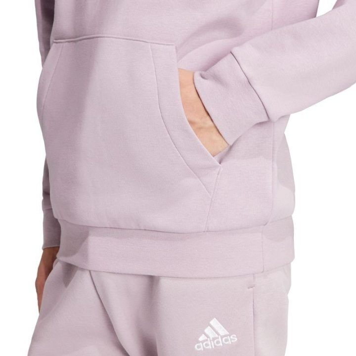 Vyriškas džemperis su gobtuvu adidas Essentials Fleece, violetinis