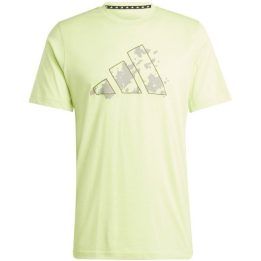 Vyriški marškinėliai su medvilne adidas Trail Essentials, žali