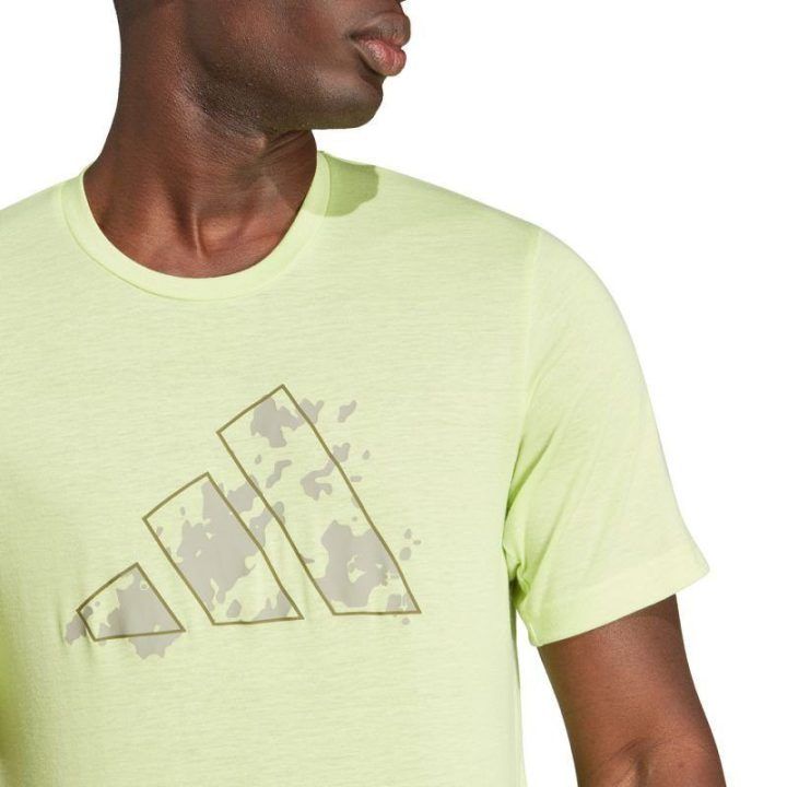 Vyriški marškinėliai su medvilne adidas Trail Essentials, žali