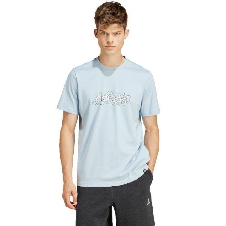 Vyriški medvilniniai marškinėliai adidas Illustrated Linear Graphic