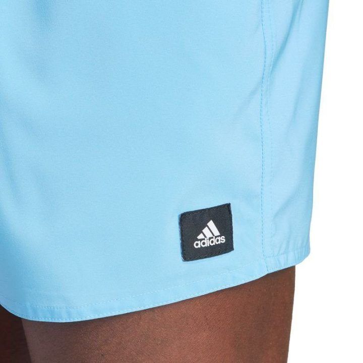 Vyriški trumpi maudymosi šortai adidas Solid CLX, žydri
