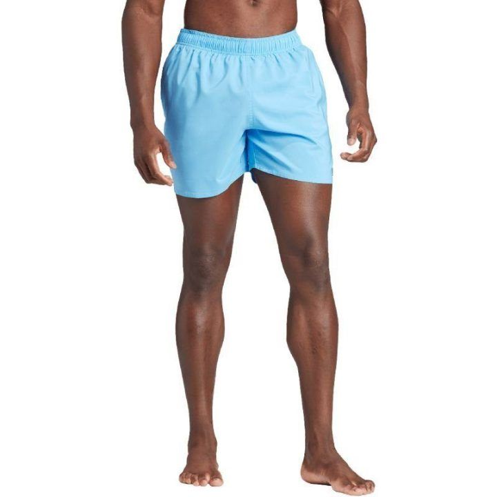 Vyriški trumpi maudymosi šortai adidas Solid CLX, žydri