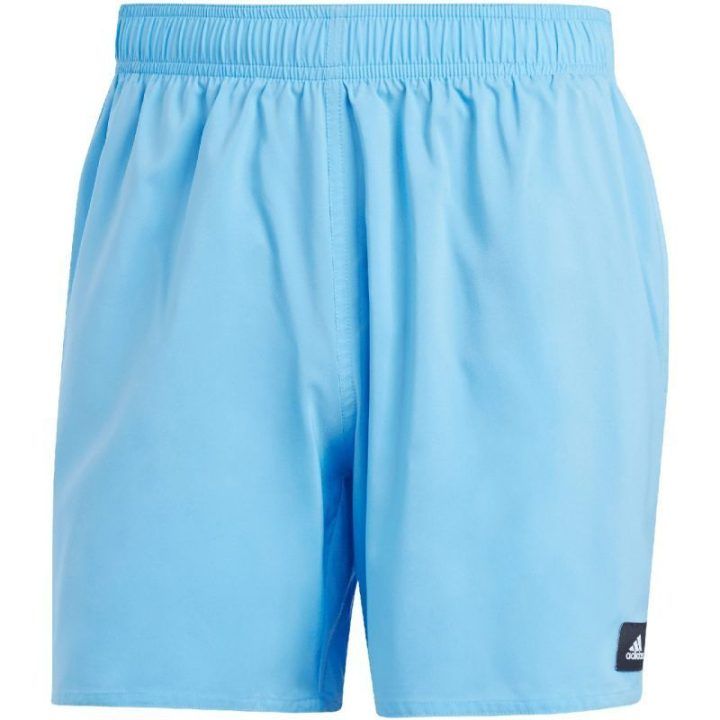 Vyriški trumpi maudymosi šortai adidas Solid CLX, žydri