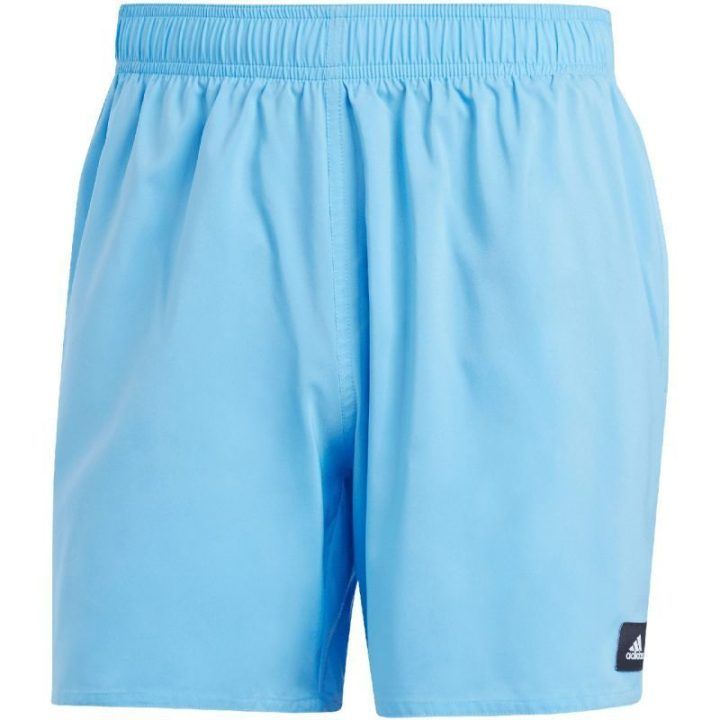 Vyriški trumpi maudymosi šortai adidas Solid CLX, žydri