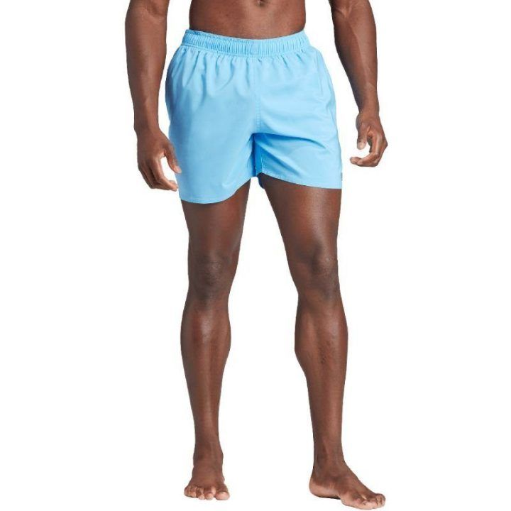 Vyriški trumpi maudymosi šortai adidas Solid CLX, žydri