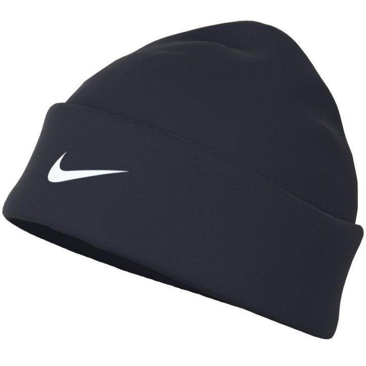 Uniseks kepurė su atlenkiamu kraštu Nike DF Peak, tamsiai mėlyna