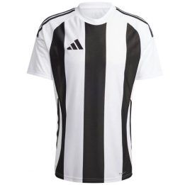 Vyriški rungtynių marškinėliai adidas Striped 24 JSY, juodi ir balti