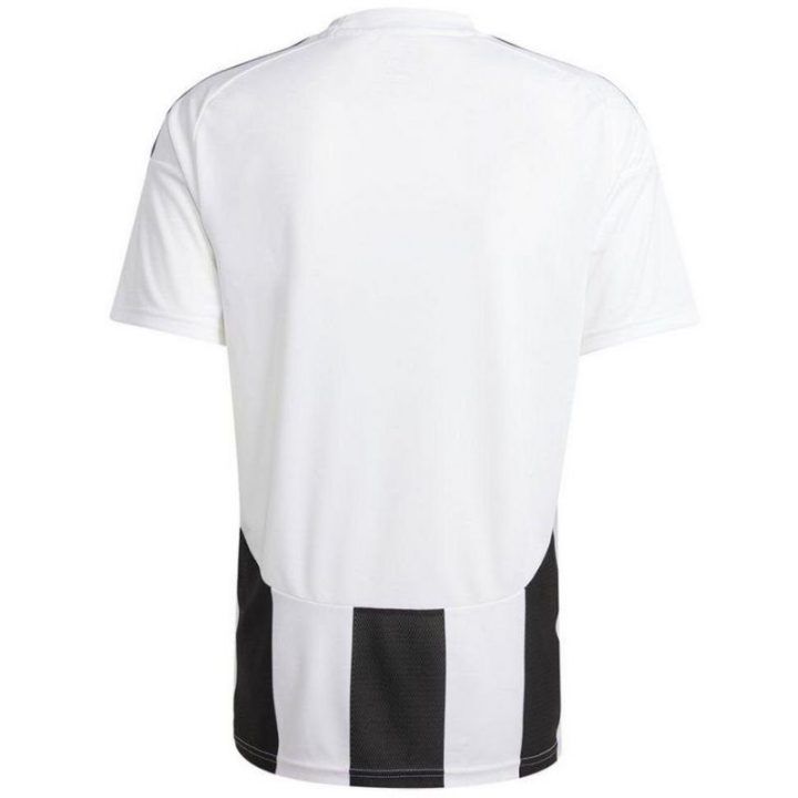 Vyriški rungtynių marškinėliai adidas Striped 24 JSY, juodi ir balti