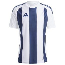 Vyriški marškinėliai adidas Striped 24, balti ir tamsiai mėlyni