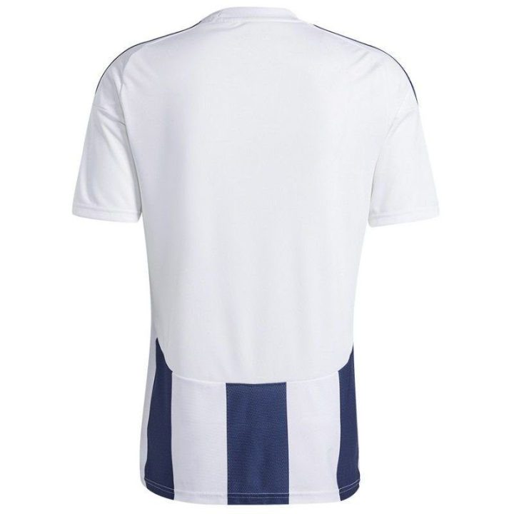 Vyriški marškinėliai adidas Striped 24, balti ir tamsiai mėlyni