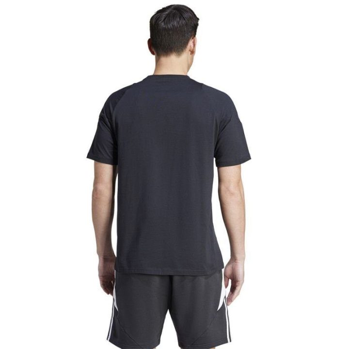 Vyriški medvilniniai futbolo marškinėliai adidas Tiro 24, juodi