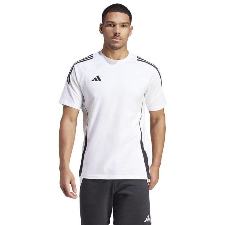 Vyriški medvilniniai marškinėliai adidas TIRO 24, balti