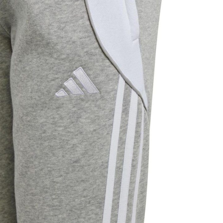 Vaikiškos medvilninės sportinės kelnės adidas Tiro 24, pilkos