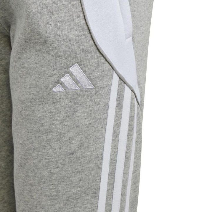 Vaikiškos medvilninės sportinės kelnės adidas Tiro 24, pilkos
