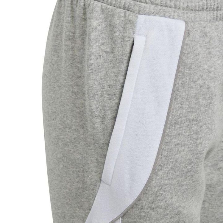 Vaikiškos medvilninės sportinės kelnės adidas Tiro 24, pilkos