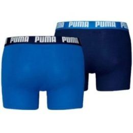 Vyriškos bokserės Puma Everyday Basic, 2 poros, mėlynos ir tamsiai mėlynos