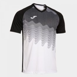 Vyriški marškinėliai raglano rankovėmis Joma Tiger VI, juodi ir balti
