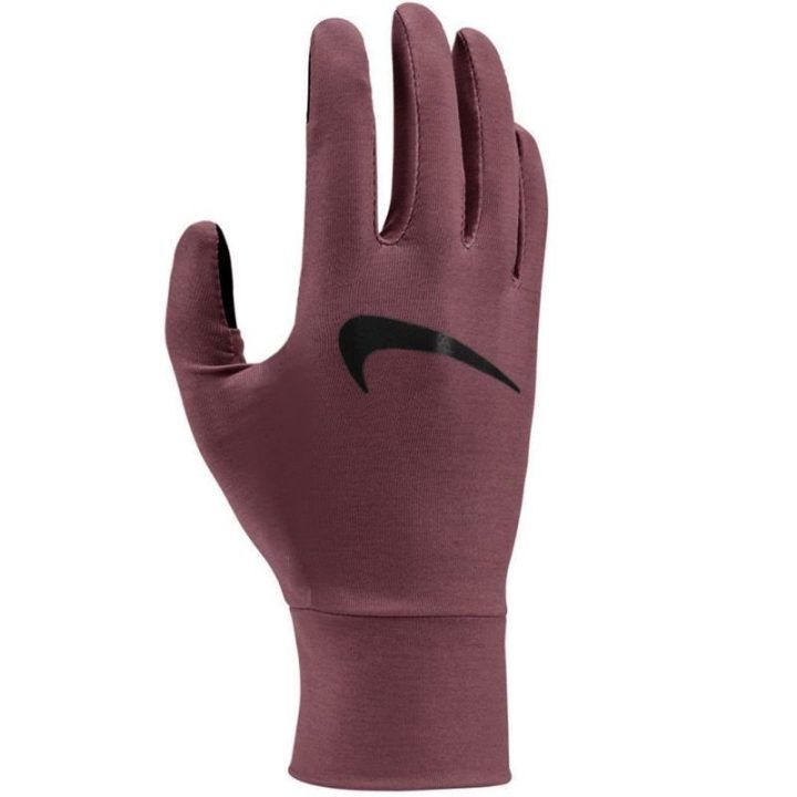 Moteriškos bėgimo pirštinės Nike Dri-FIT, rudos