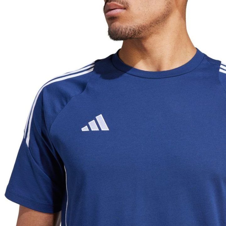 Vyriški medvilniniai marškinėliai adidas Tiro 24, mėlyni